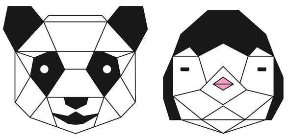 Panda & Pinguin